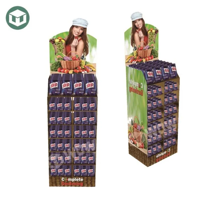 Cardboard food display stand 3