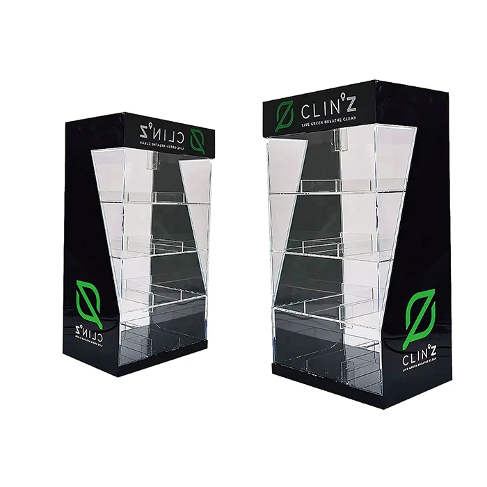 Acrylic Countertop Display Rack For Cigarette