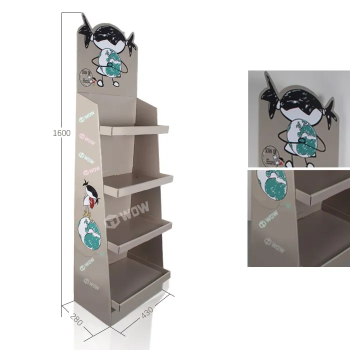 Custom Cardboard Display Rack For FMCG