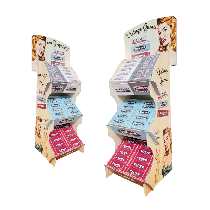 PVC Display Rack For Chewing Gum
